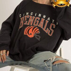 Cincinnati Football Vintage Style Crewneck Sweatshirt, 90s Style Cincinnati